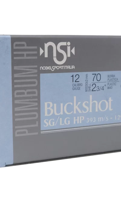 NOBEL SPORT BUCKSHOT 12 GAUGE 2.75'' 12 PELLETS-00 BUCK